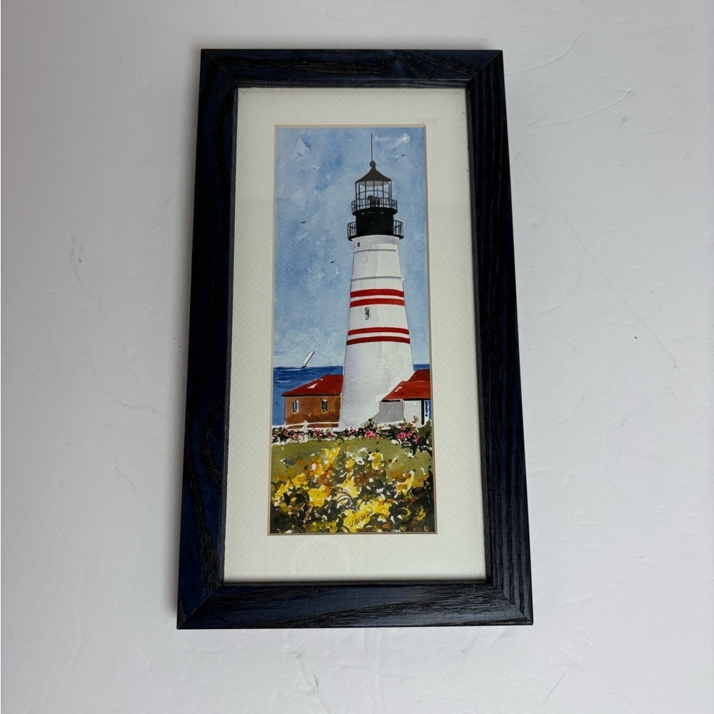 Framed Lighthouse Art Print